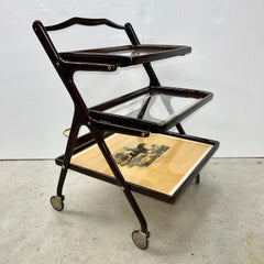 1950's Italian Bar Cart by Cesare Lacca for Cassina