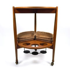 Italienischer Servierwagen aus den 1950er Jahren von Fratelli Reguitti