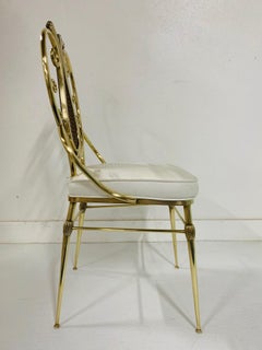 1950s Italian Brass Chiavari Chair