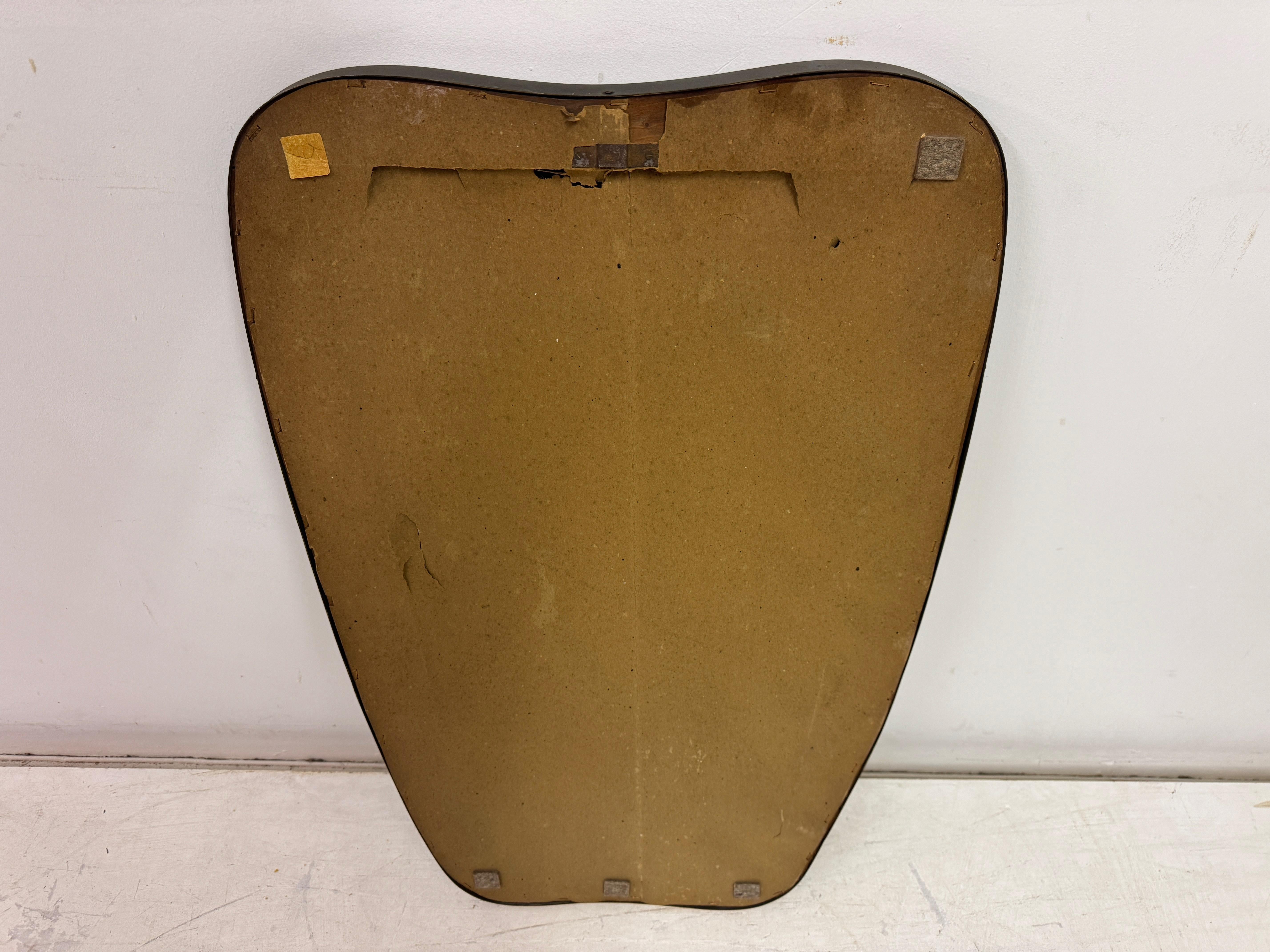 1950s Italian Brass Framed Mirror 7
