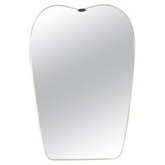 1950s Italian Brass Mirror