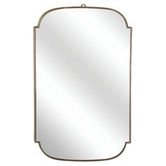1950s Italian Brass Mirror