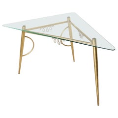 1950
s Italian Brass Table