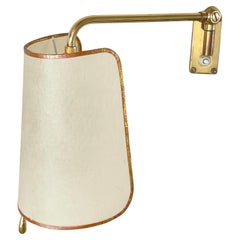 1950's Belux Brass Wall Lamp