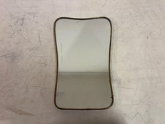 1950s Italian Brass Wall Mirror