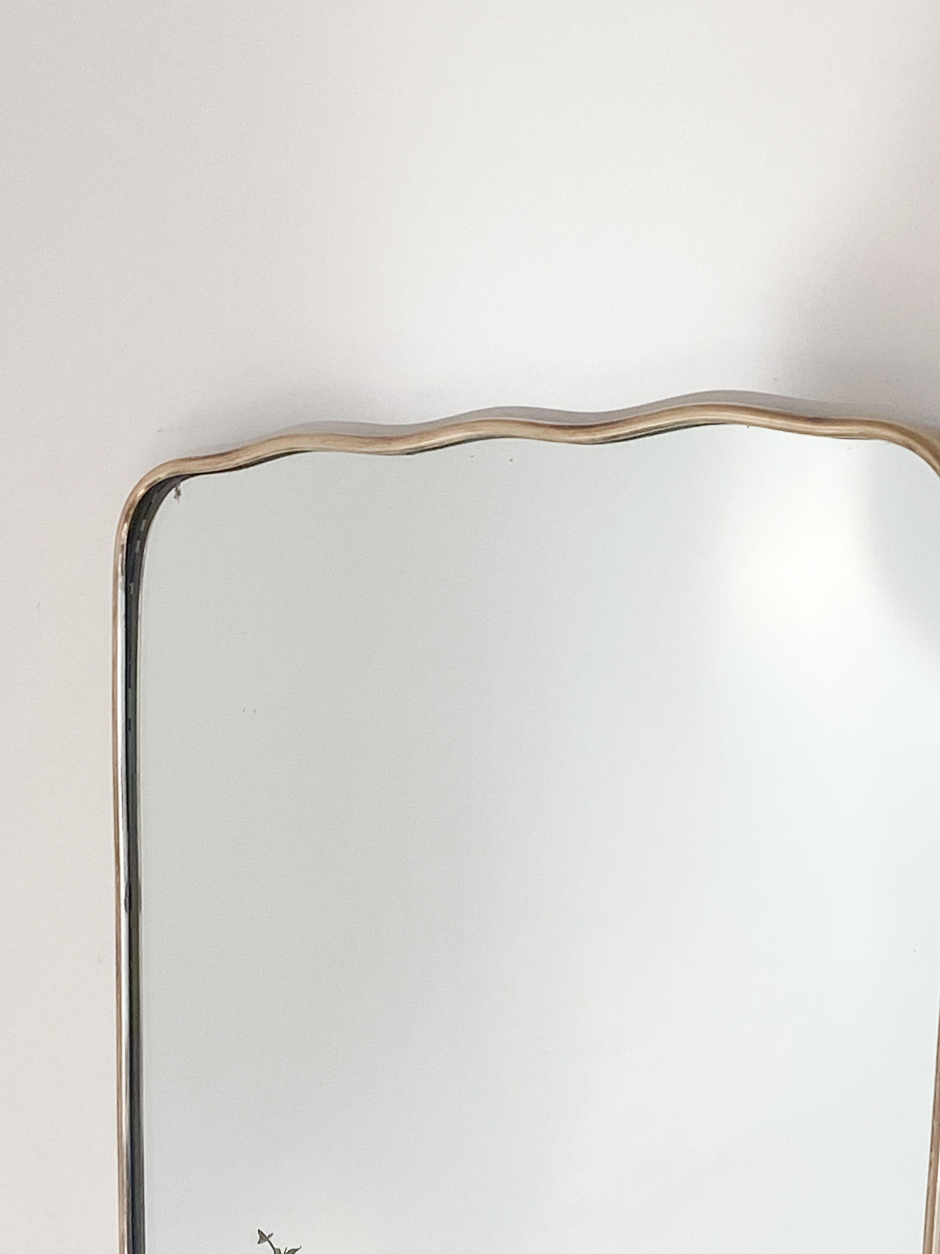 vintage wavy mirror