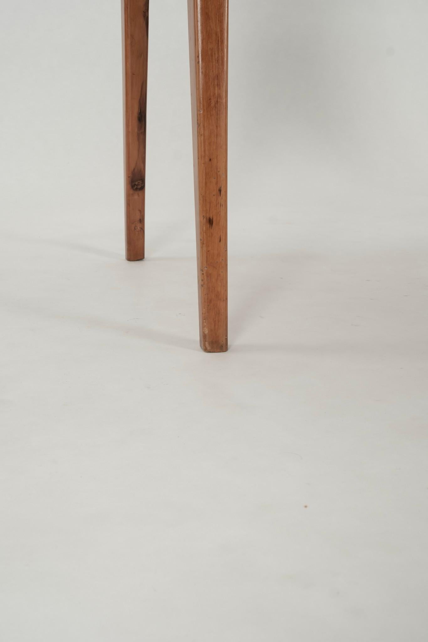 1950s Italian Burl Maple Desk For Sale 7