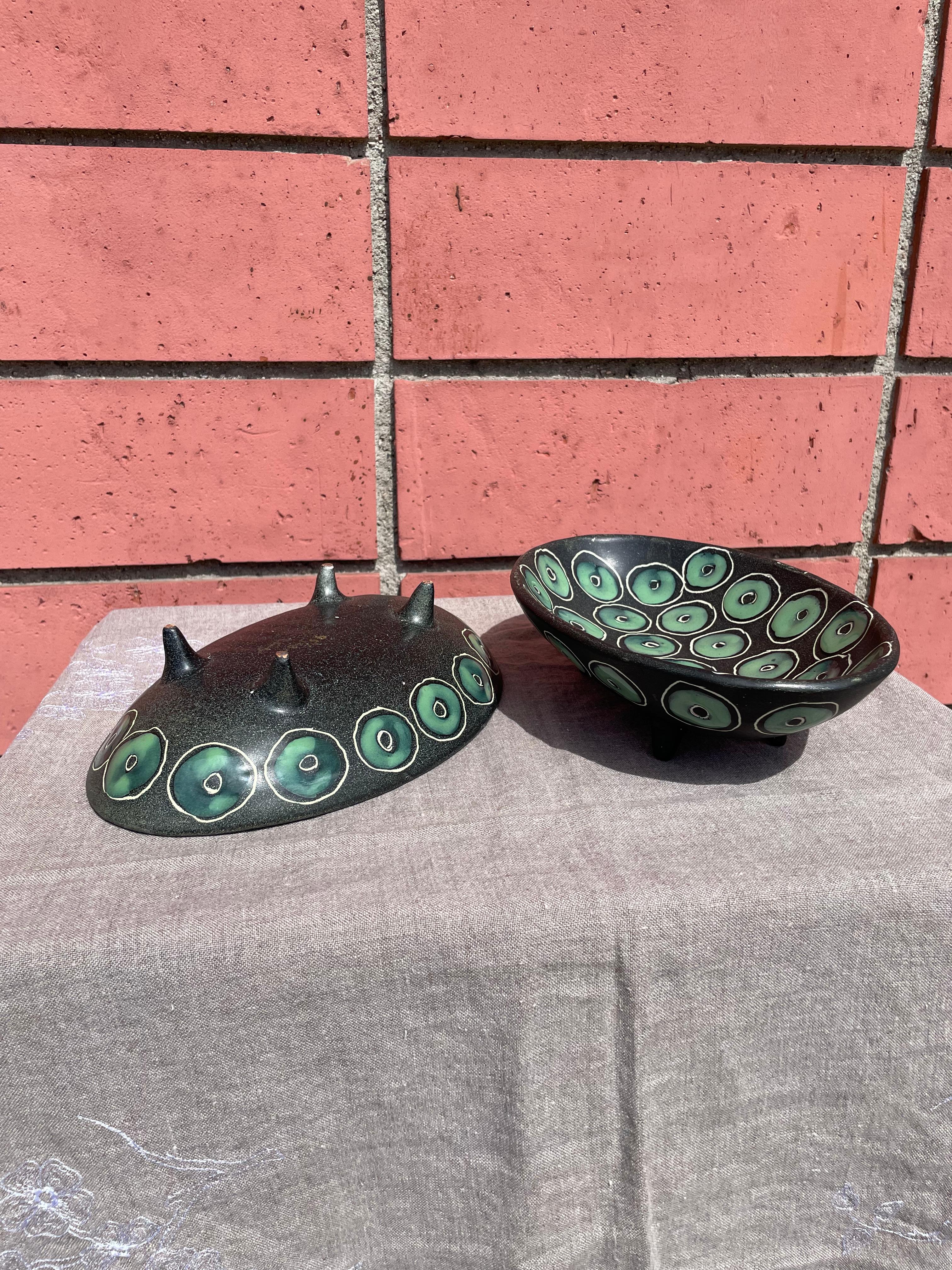 Mid-20th Century 1950s Italian Ceramic Bowls  For Sale