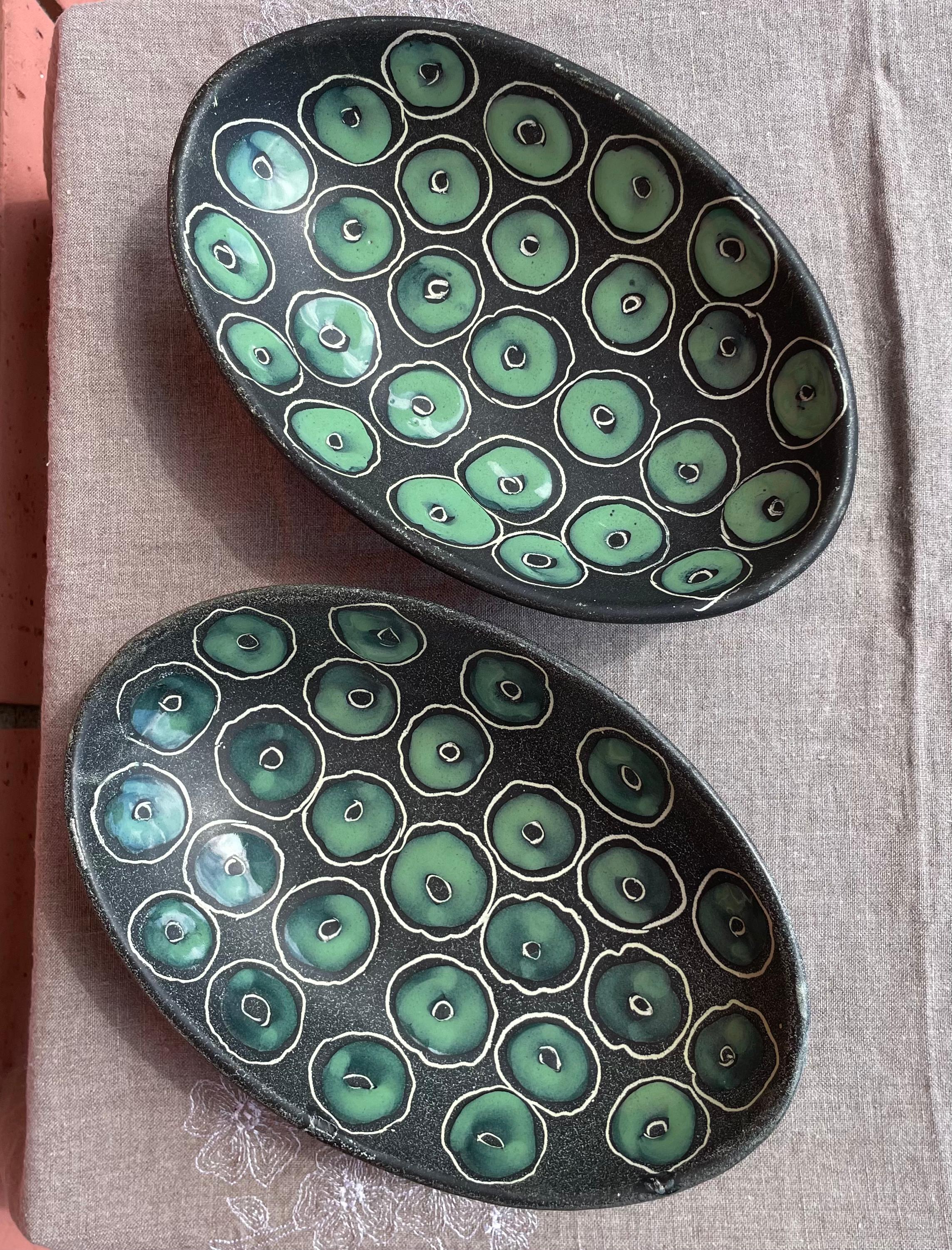 1950s Italian Ceramic Bowls  For Sale 2