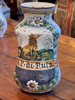 1950s Italian Ceramic Drug Jar