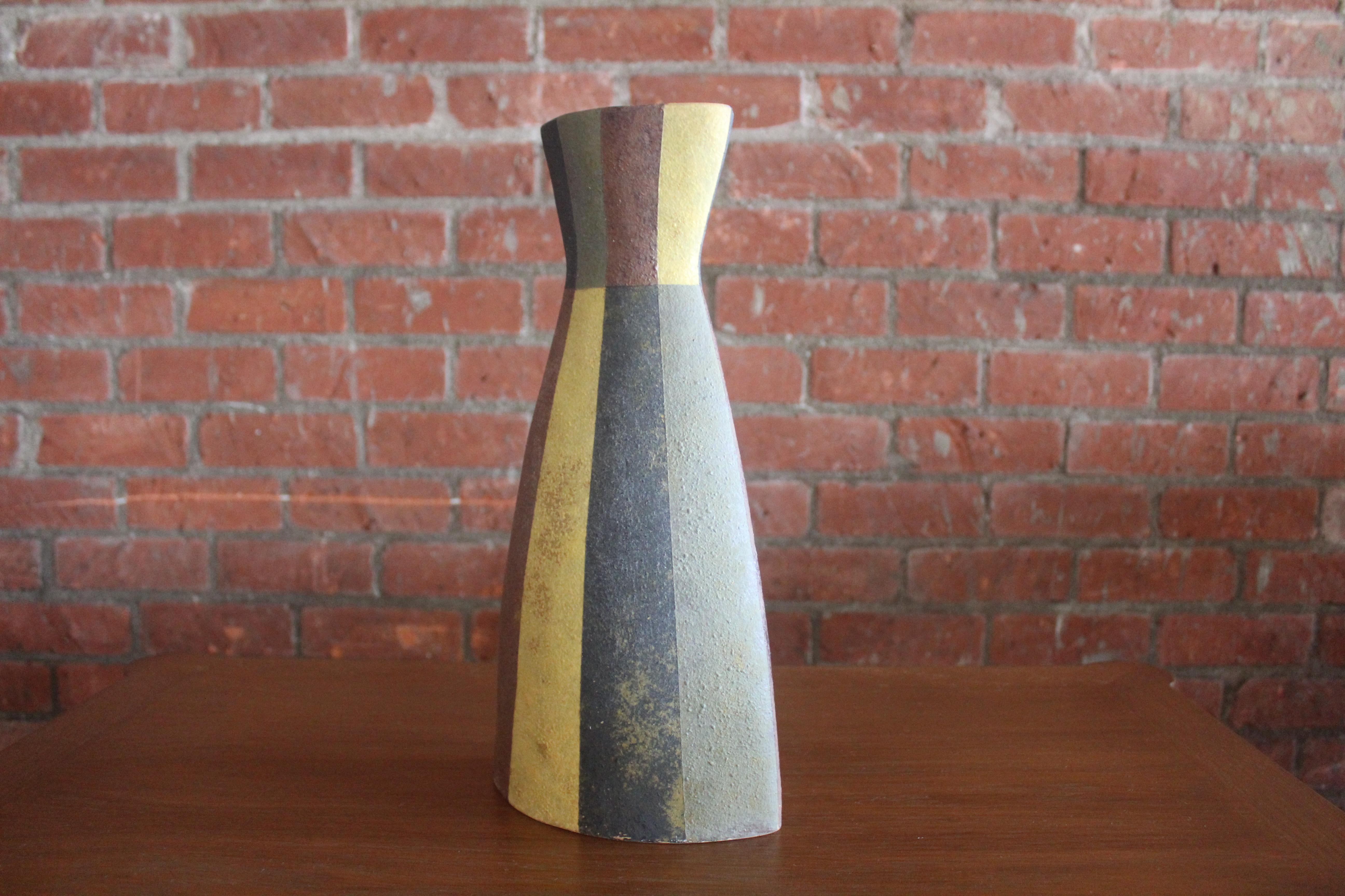 1950s Italian Ceramic Pottery Vase 5