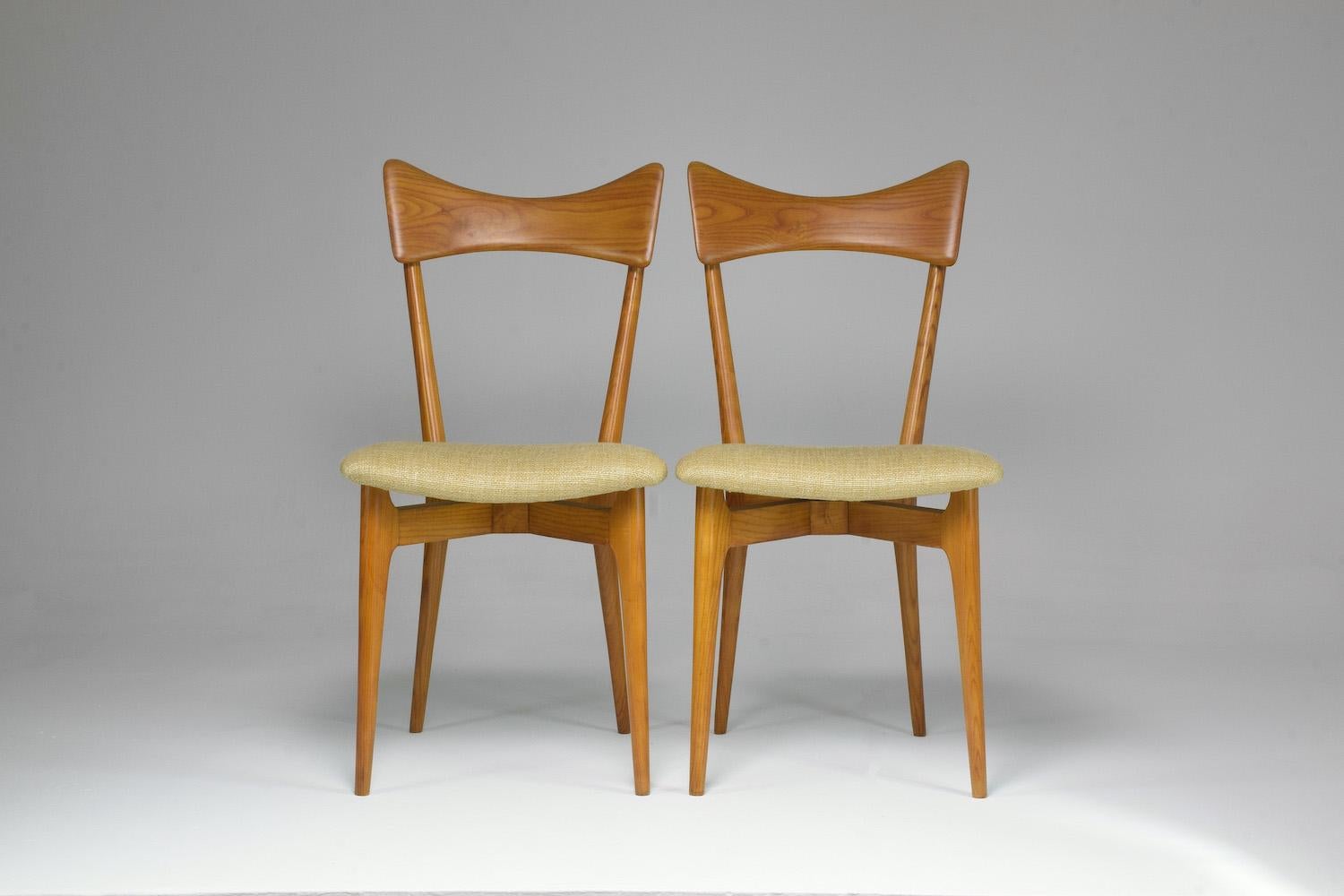 1950's Italian Chairs by Ico and Luisa Parisi for Ariberto Colombo, Set of Two 5