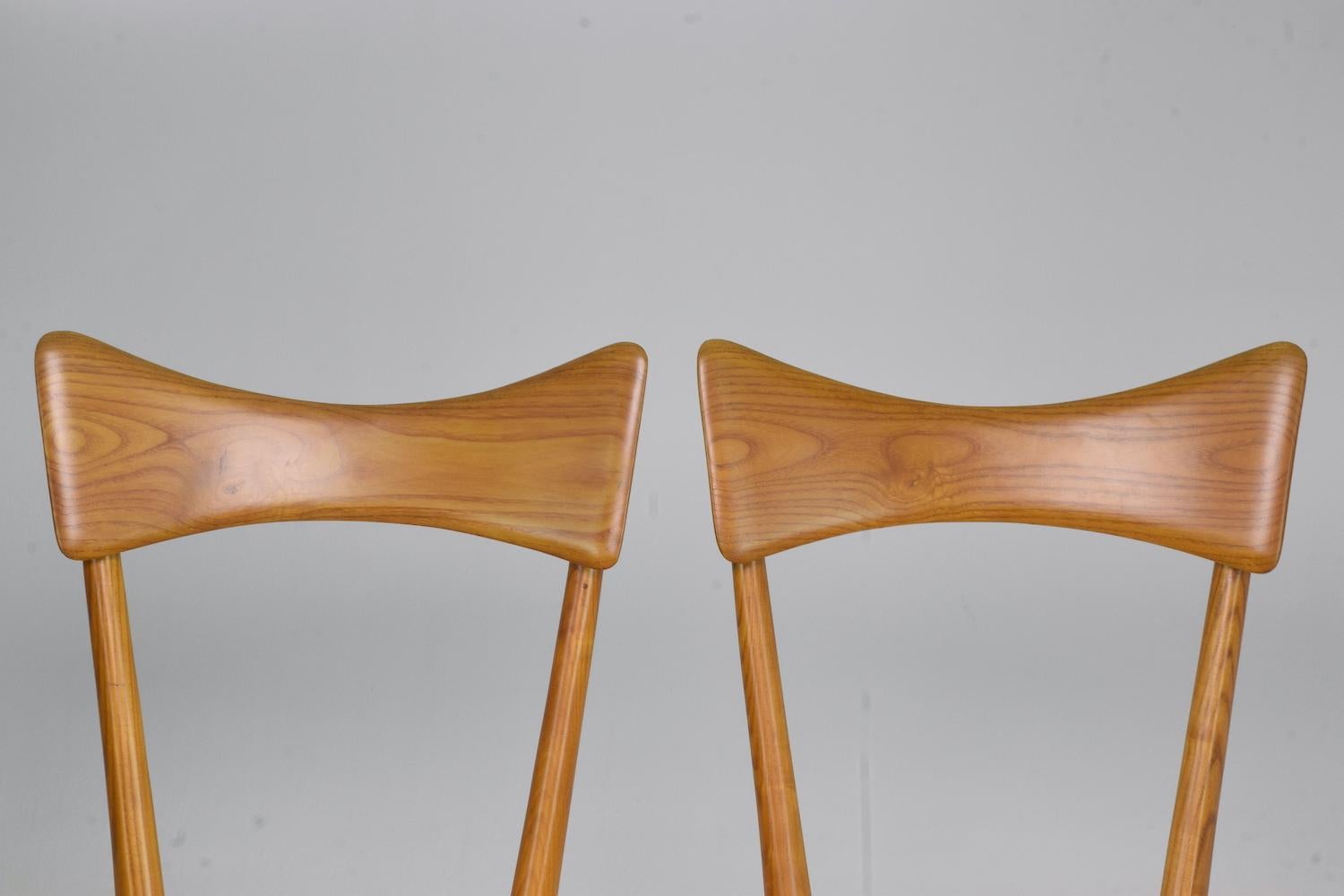 1950's Italian Chairs by Ico and Luisa Parisi for Ariberto Colombo, Set of Two 7