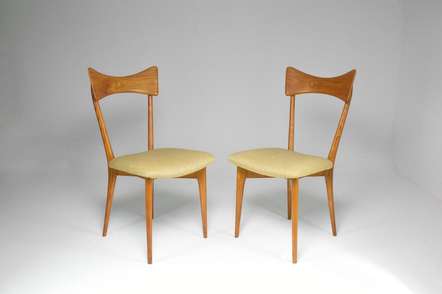 1950's Italian Chairs by Ico and Luisa Parisi for Ariberto Colombo, Set of Two 8