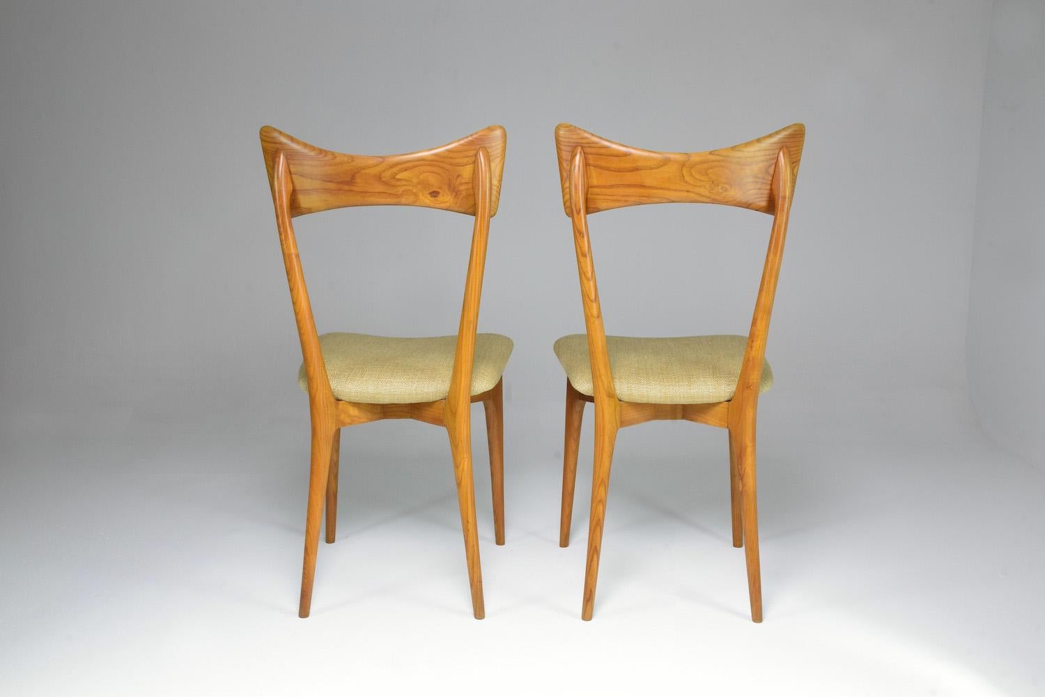 1950's Italian Chairs by Ico and Luisa Parisi for Ariberto Colombo, Set of Two 10
