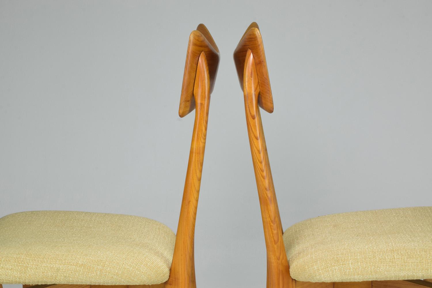 1950's Italian Chairs by Ico and Luisa Parisi for Ariberto Colombo, Set of Two 2