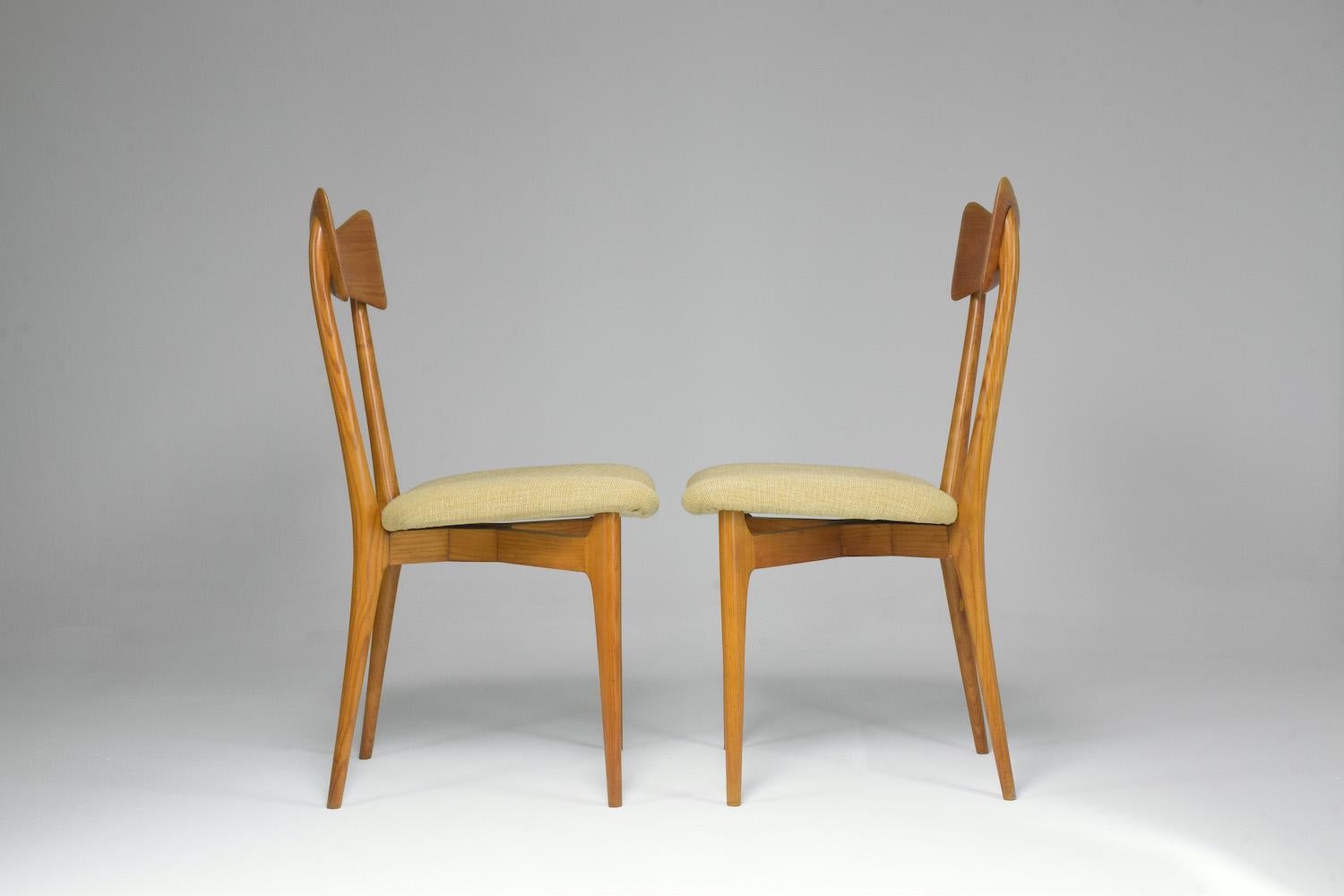 1950's Italian Chairs by Ico and Luisa Parisi for Ariberto Colombo, Set of Two 4