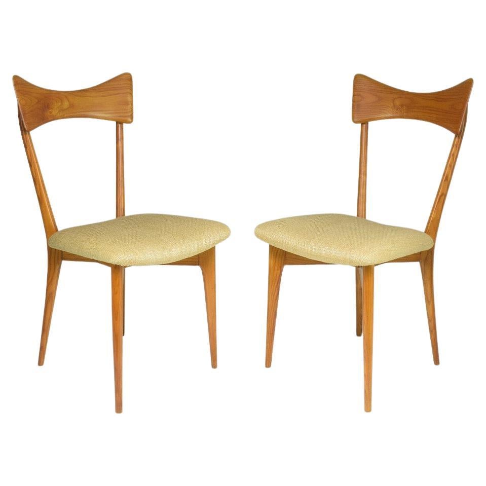 1950's Italian Chairs by Ico and Luisa Parisi for Ariberto Colombo, Set of Two