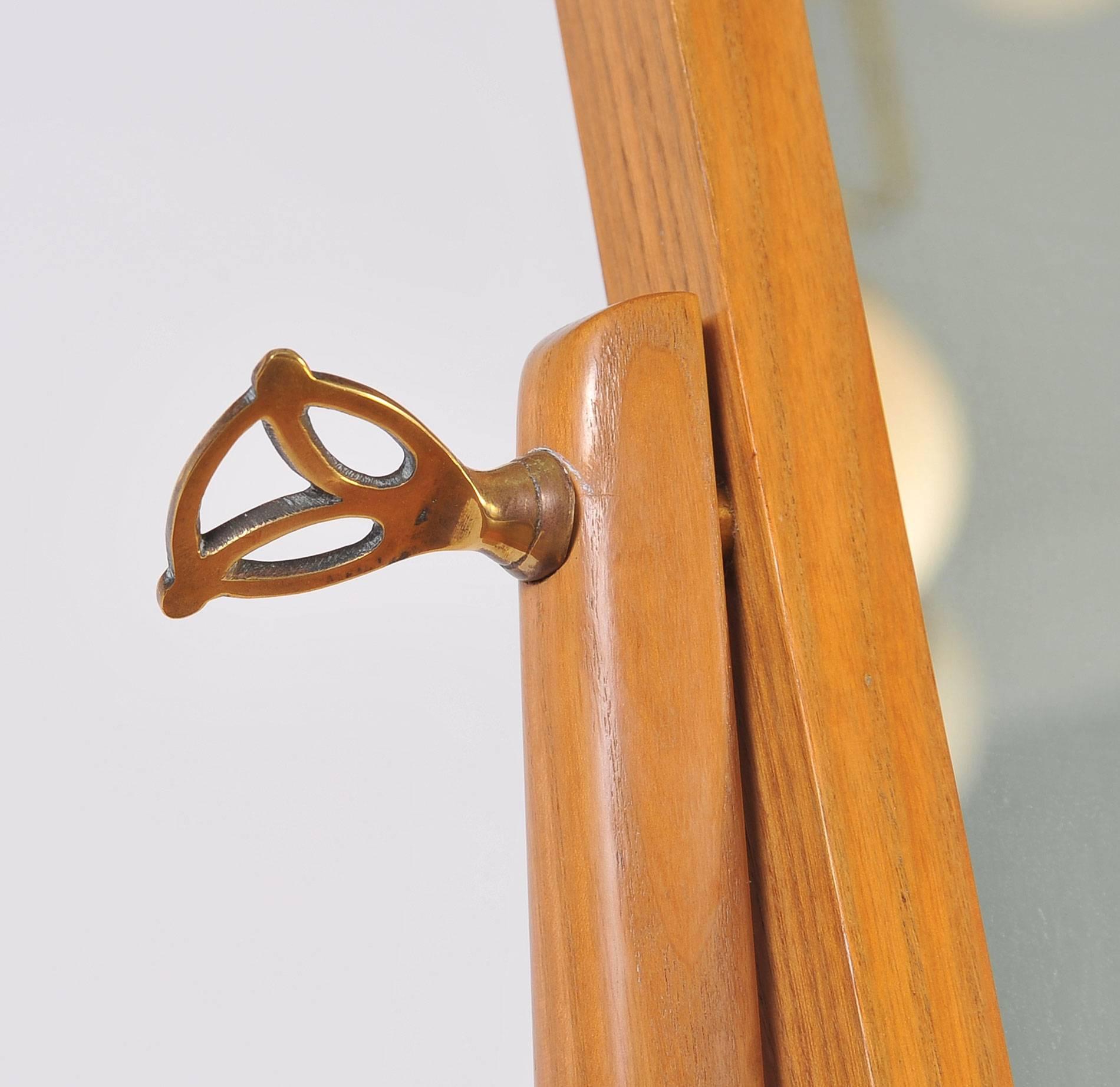 1950s Italian Cherrywood Dressing Table or Vanity 3