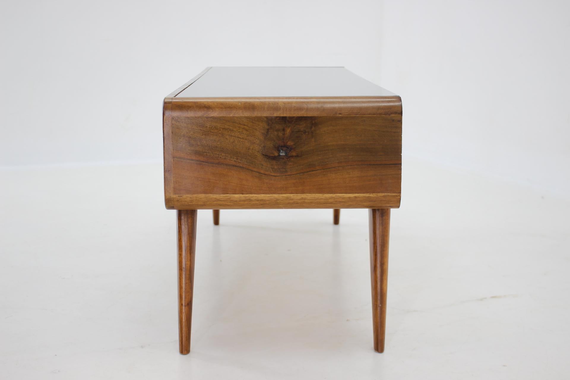 Mid-20th Century 1950s Italian Chest of Drawers with Glass Top