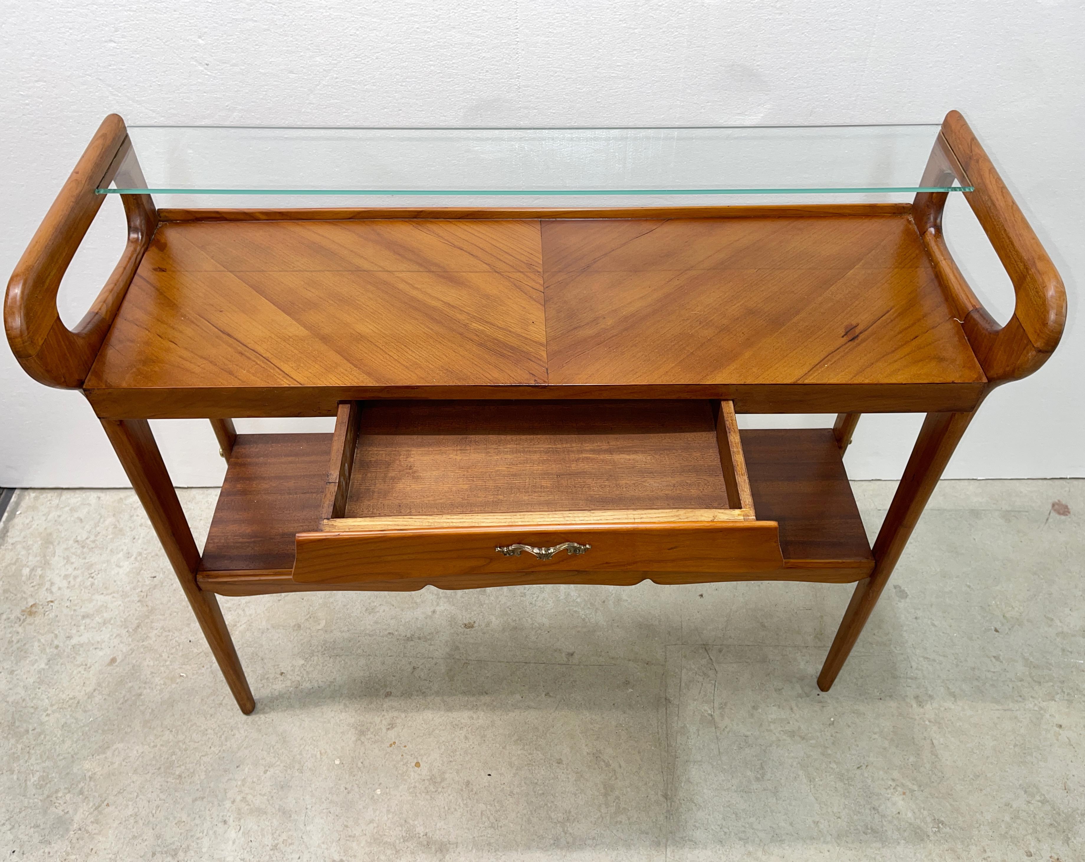 Mid-Century Modern 1950's Italian Console Table After ico Parisi