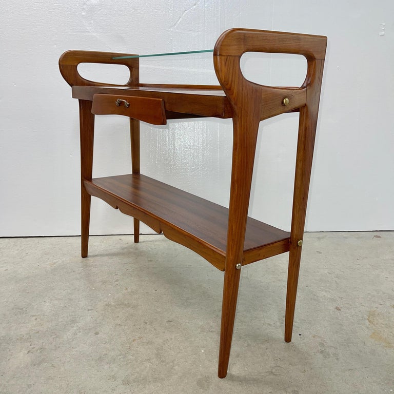 1950's Italian Console Table After ico Parisi For Sale at 1stDibs
