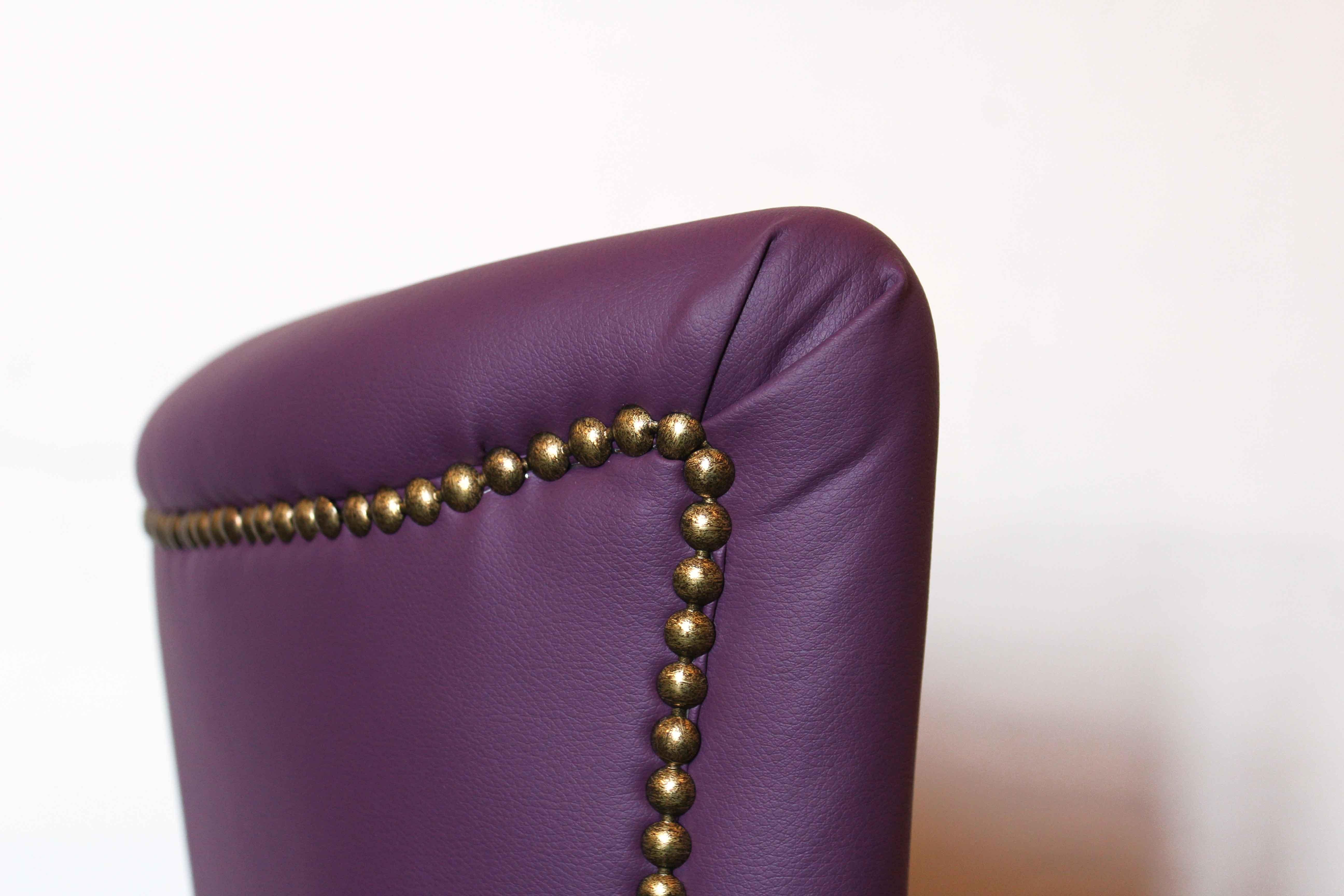 1950s Italian vintage Chairs Restyled with Leatherette 3