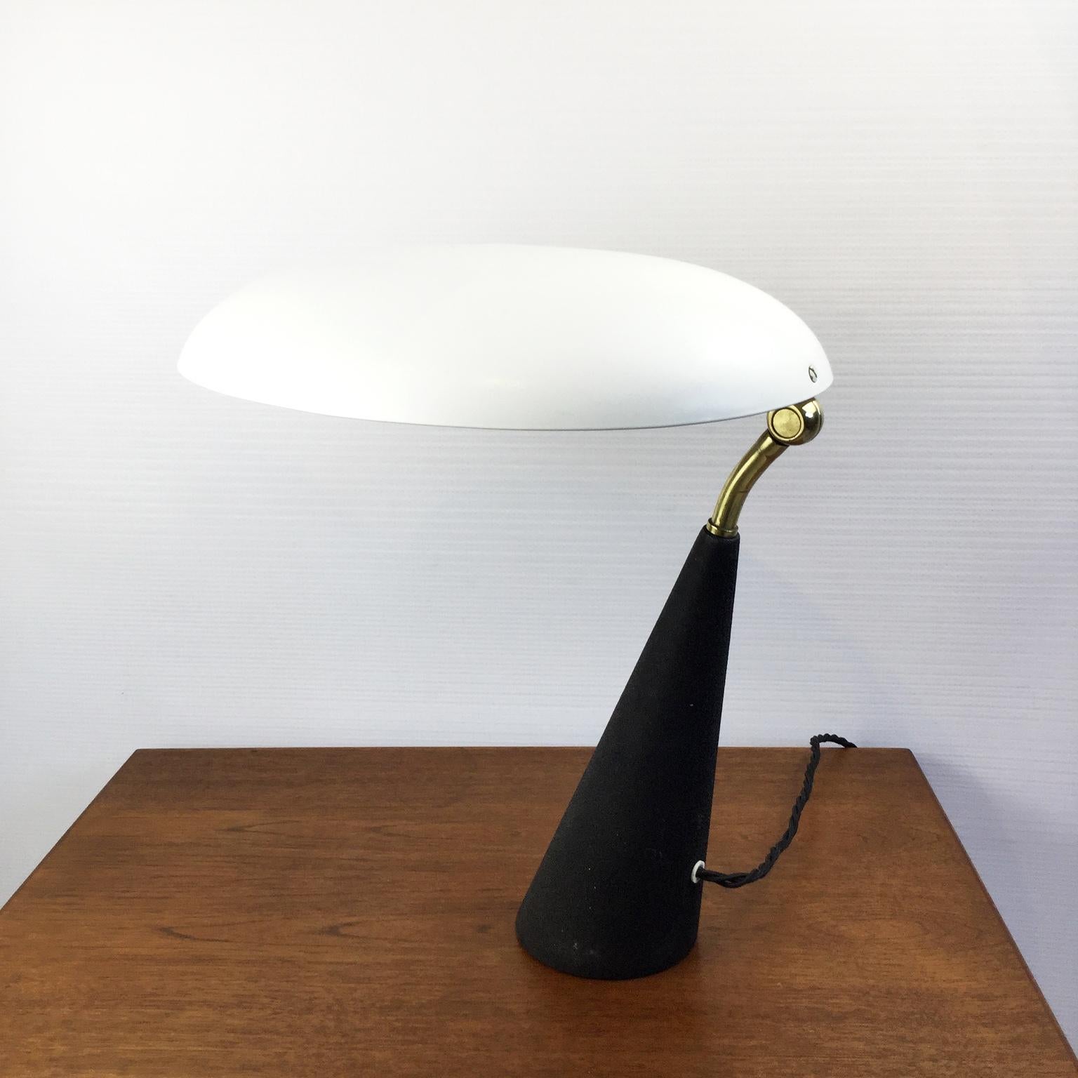 Mid-20th Century 1950s Italian Design Table Lamp attributed to Lumen Milano