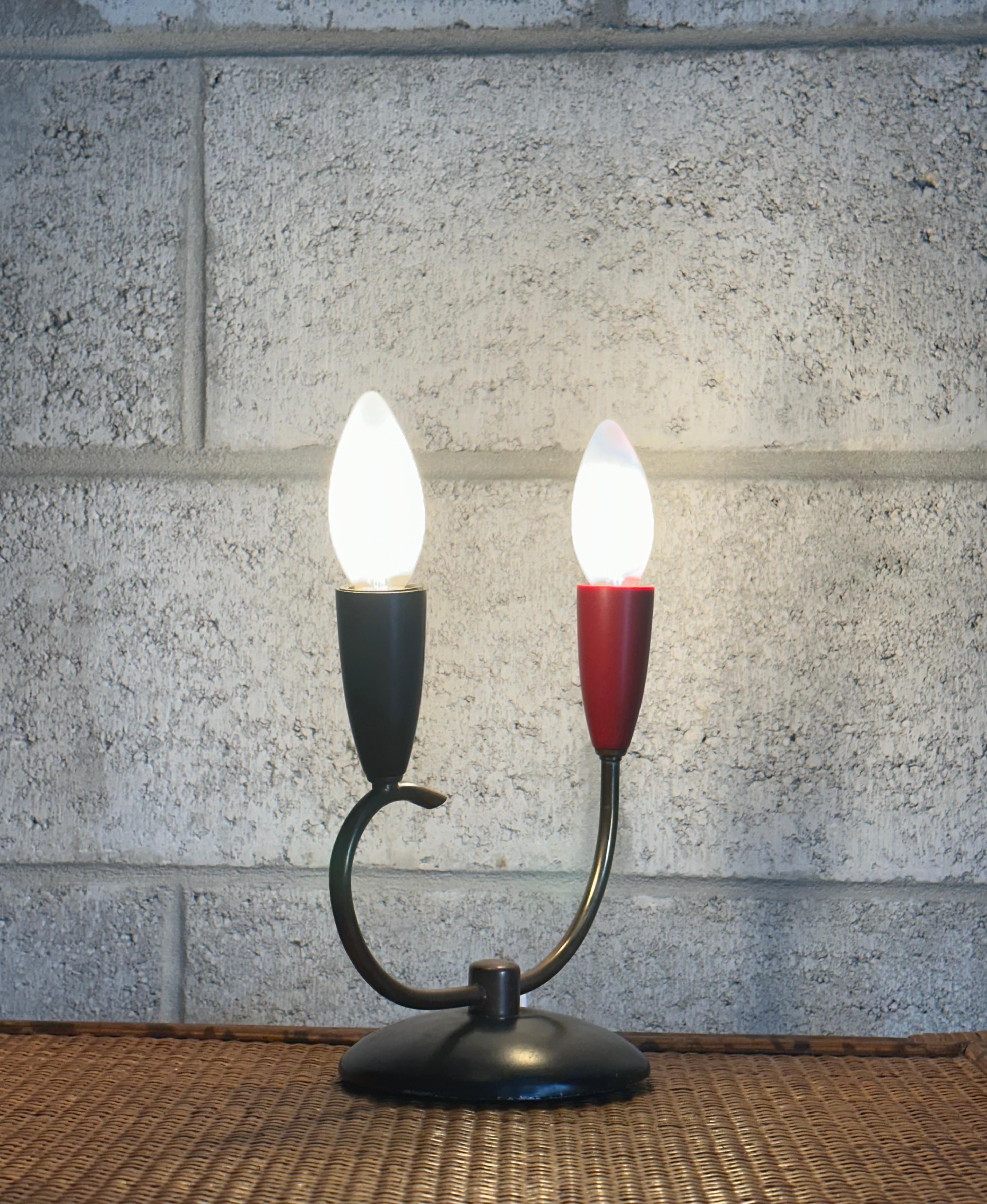 1950s Italian Designer Table Lamp Attr. À Stilux en vente 3