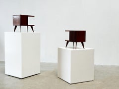 1950's Italian elegant bedside cabinets