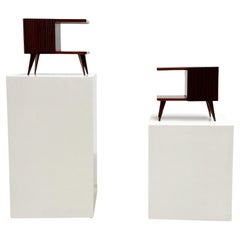 1950's Italian elegant bedside cabinets