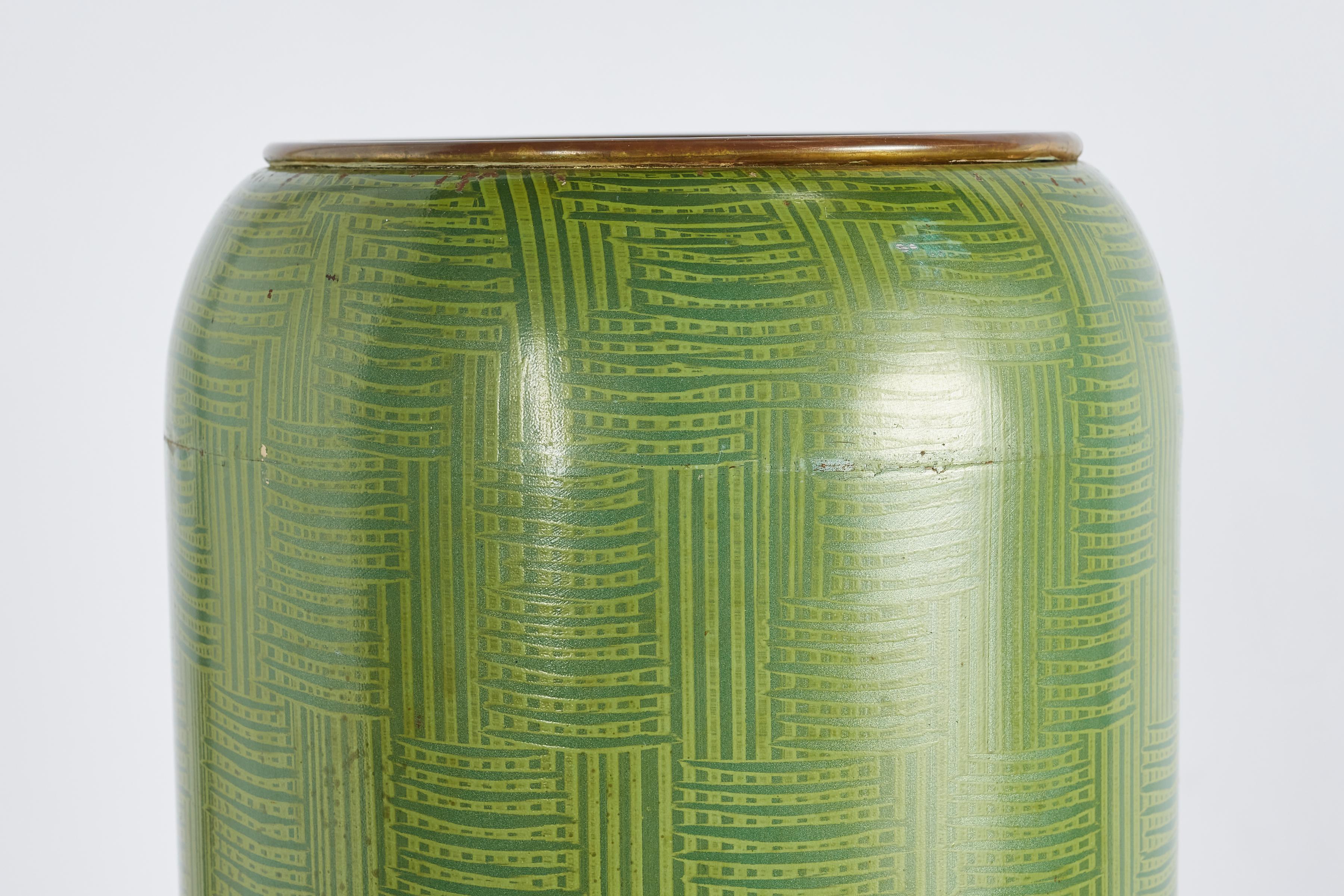 1950's Italian Enameled Umbrella stand For Sale 12
