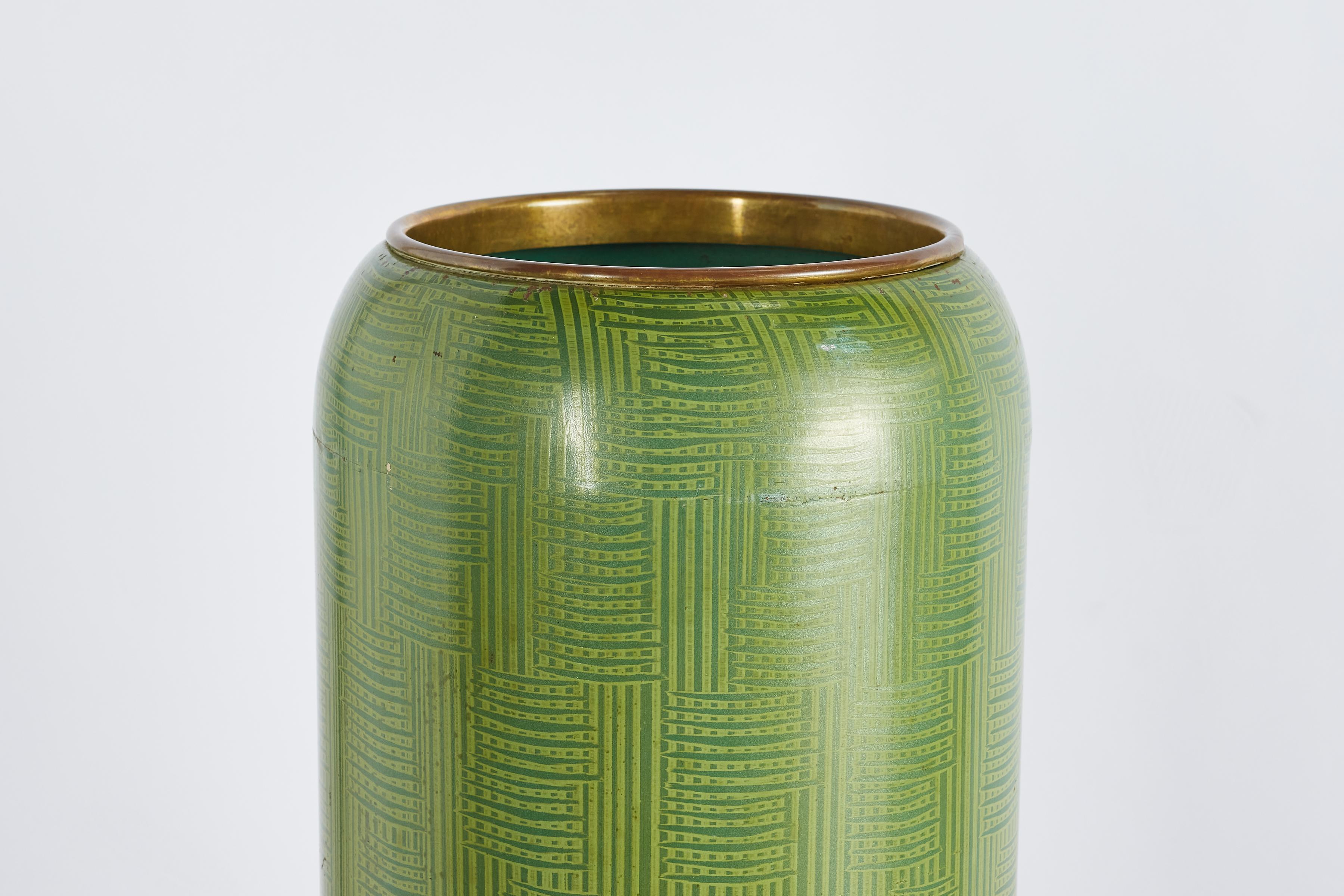 1950's Italian Enameled Umbrella stand For Sale 13