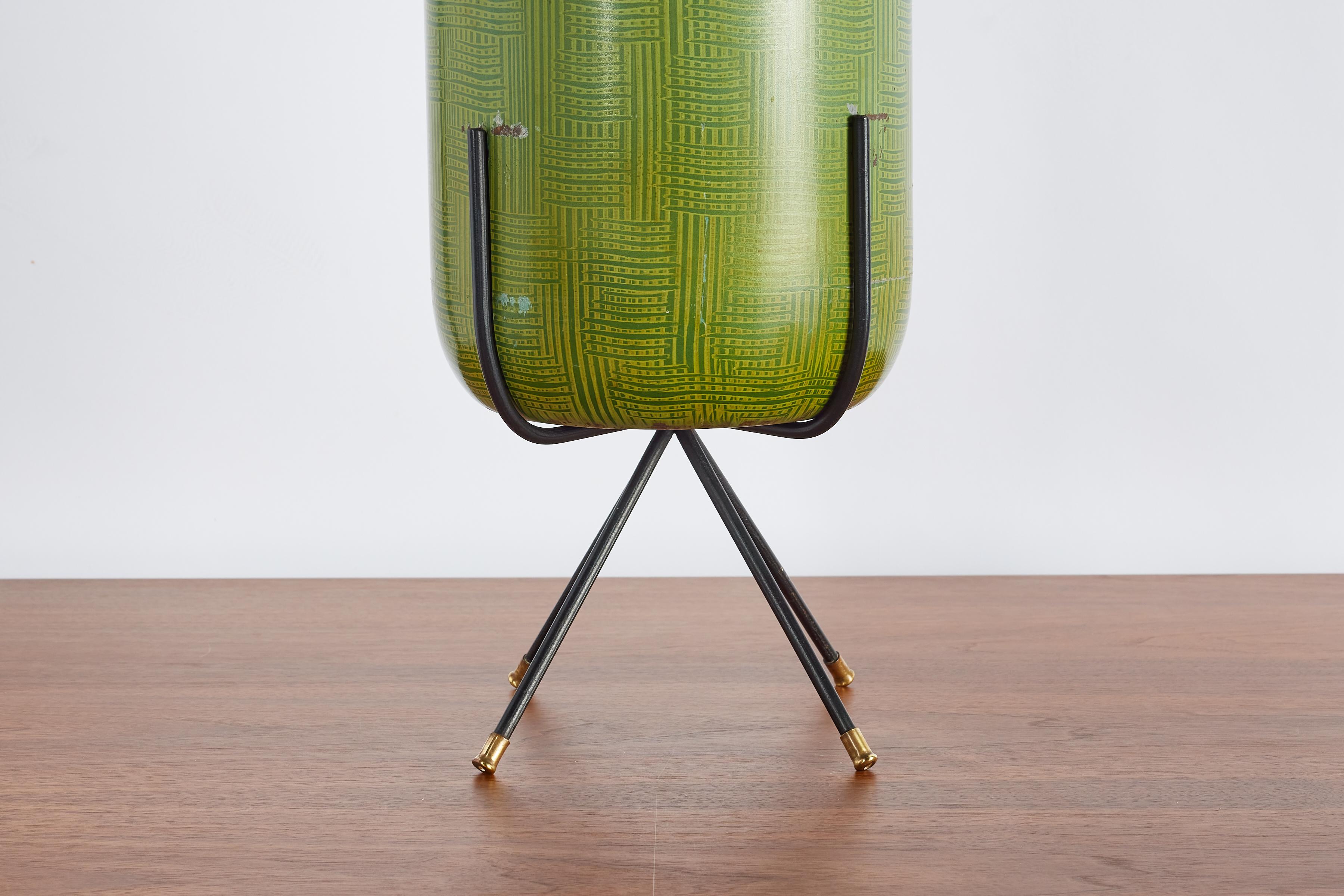 1950's Italian Enameled Umbrella stand For Sale 14