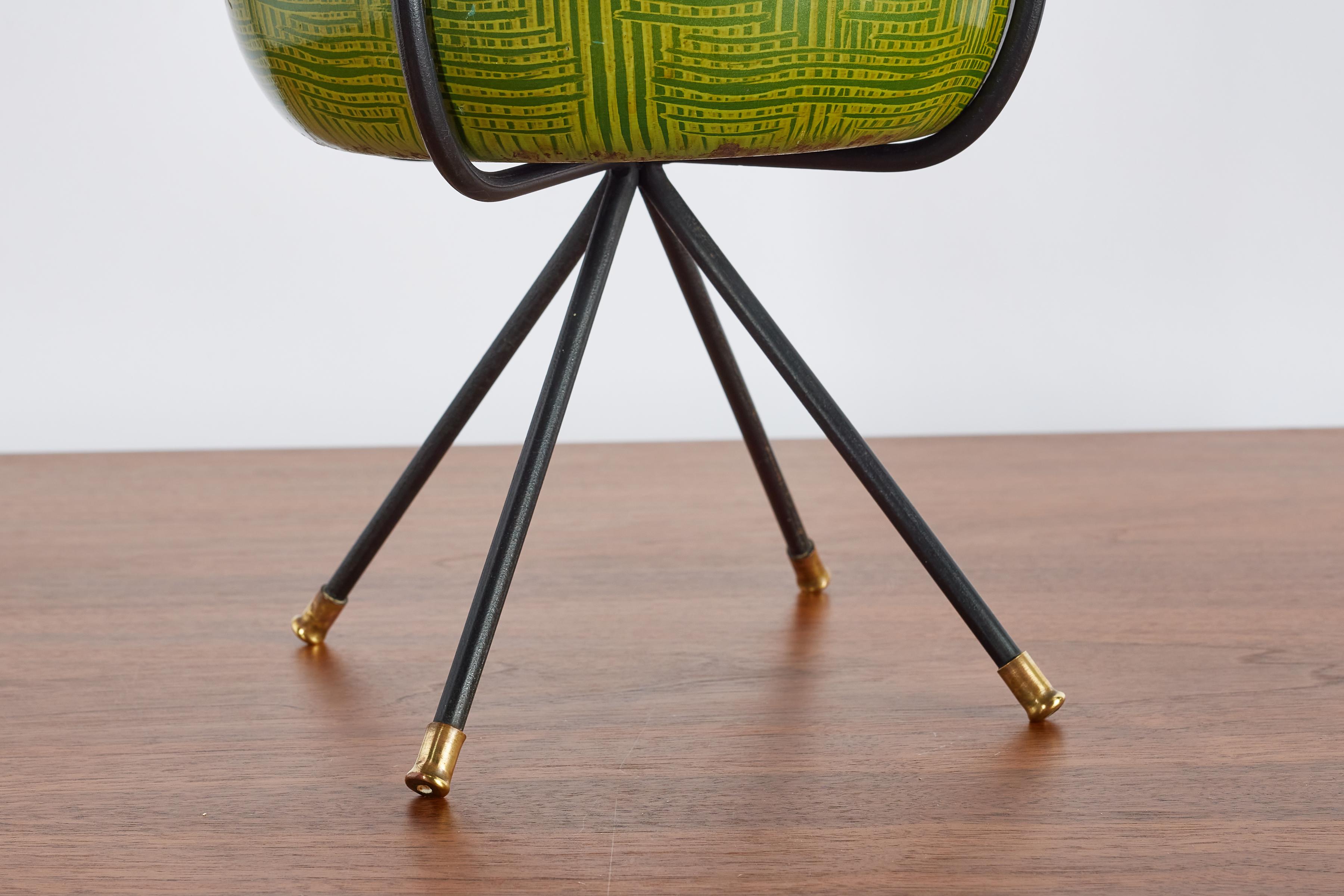 1950's Italian Enameled Umbrella stand For Sale 3