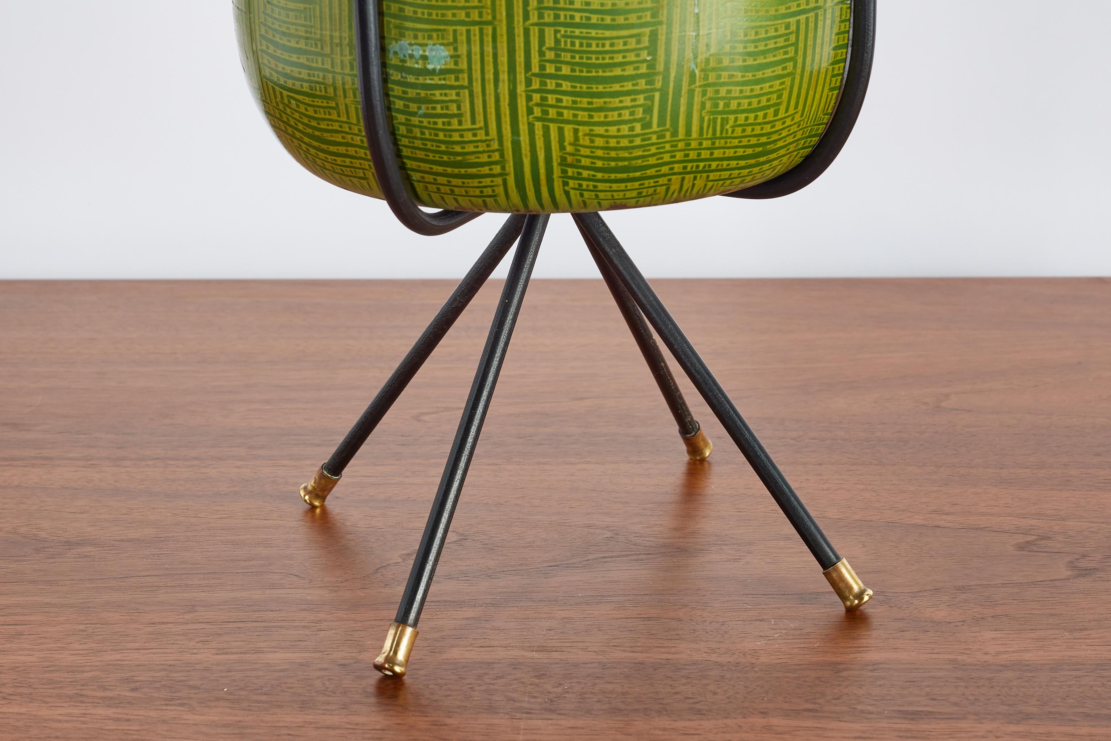 1950's Italian Enameled Umbrella stand For Sale 4