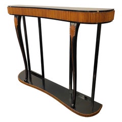 1950s Italian Four Drawers Console Table