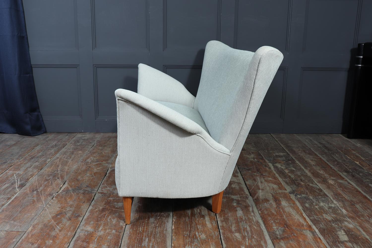 Sofá italiano Gio Ponti de los años 50 para el Hotel Bristol, Murano en venta 6