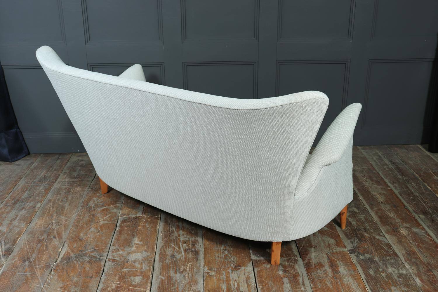 Sofá italiano Gio Ponti de los años 50 para el Hotel Bristol, Murano en venta 9