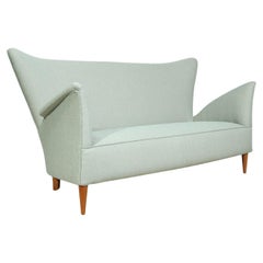 1950s Italian Gio Ponti Sofa for Hotel Bristol, Murano