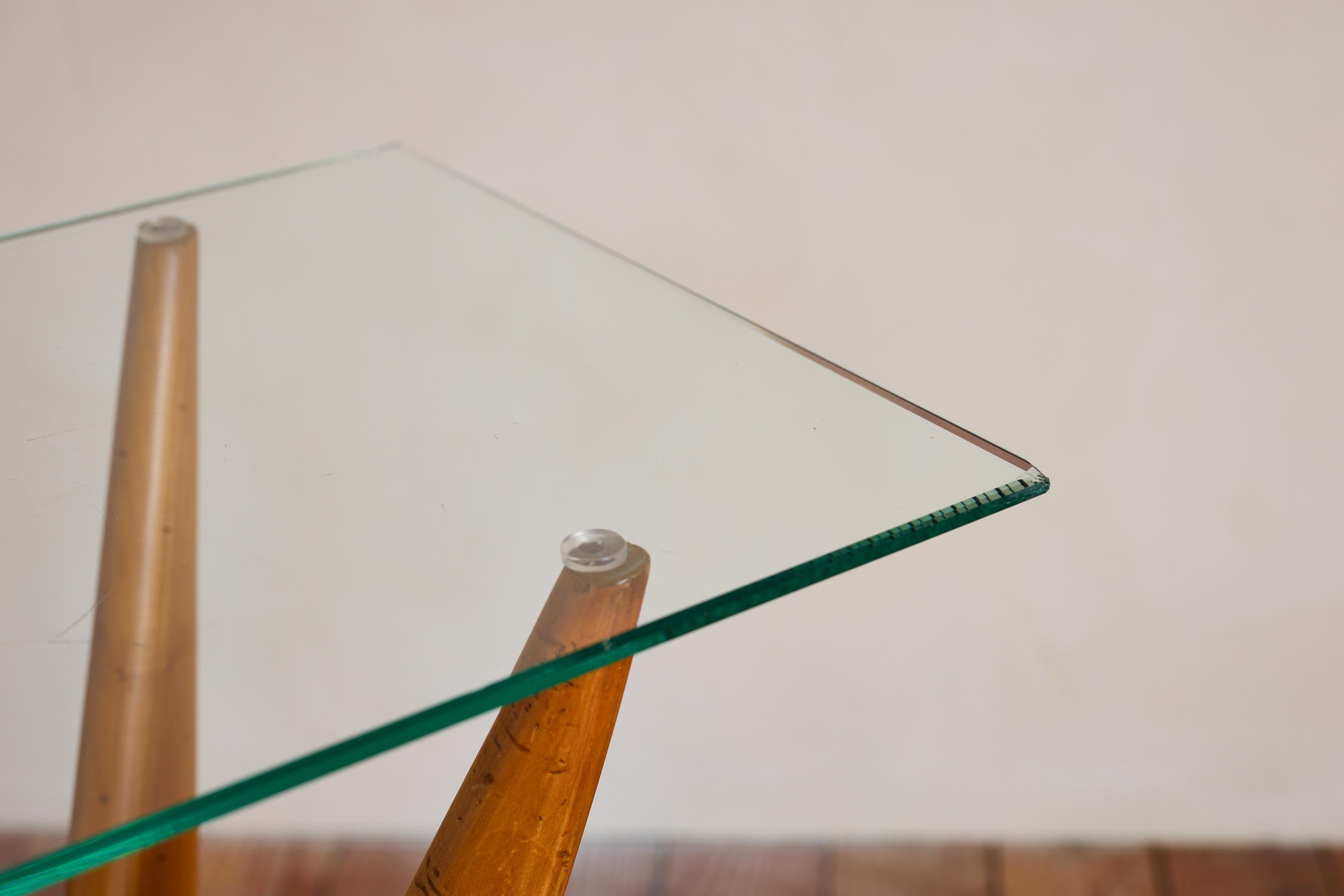 Consola italiana de cristal de los años 50 en venta 9