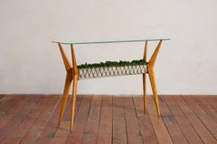 Console in vetro italiana degli anni '50