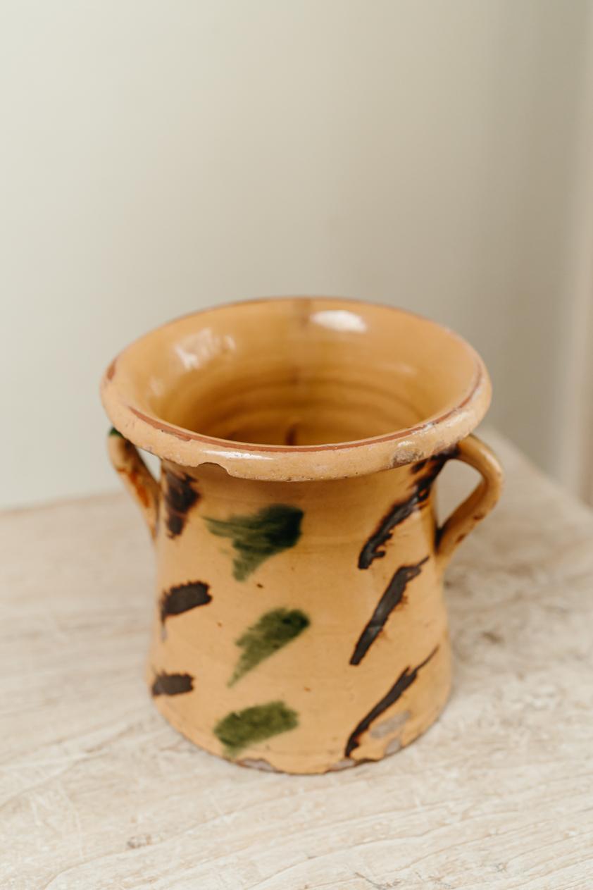 1950s Italian Glazed Terracotta Pot/Vase 1