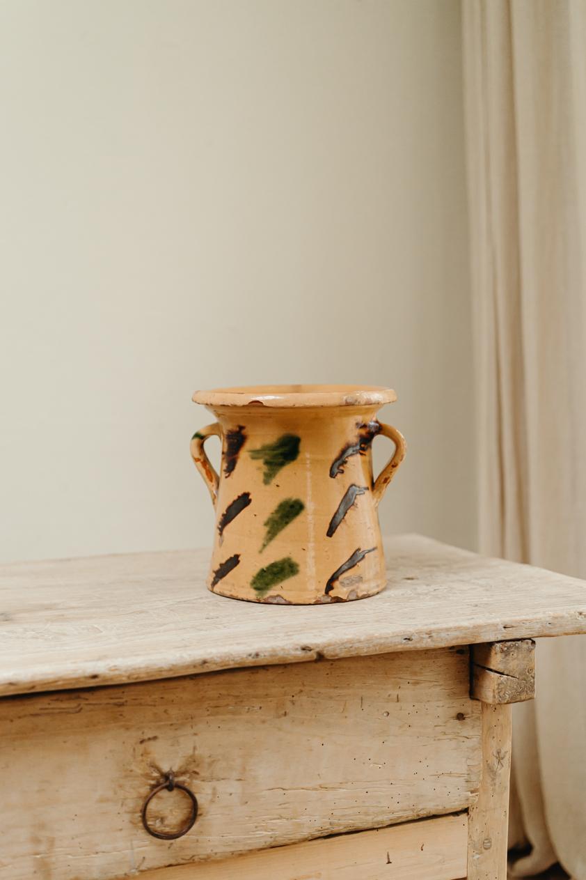 1950s Italian Glazed Terracotta Pot/Vase 3