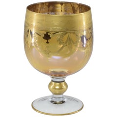 1950s Italian Gold-Plated Decorative Cup