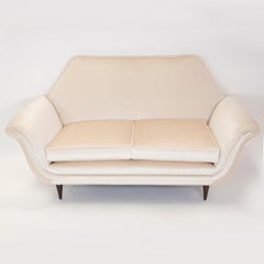 1950s Italian Gondola Loveseat