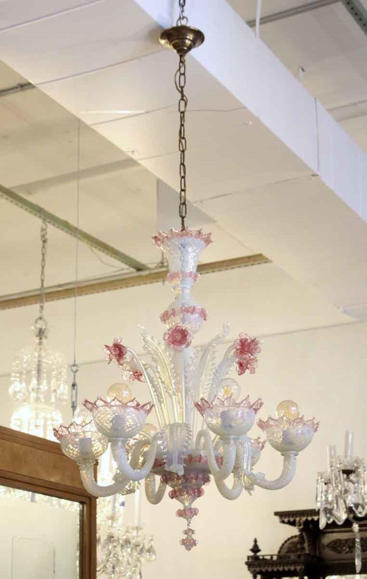 hand blown murano glass chandelier