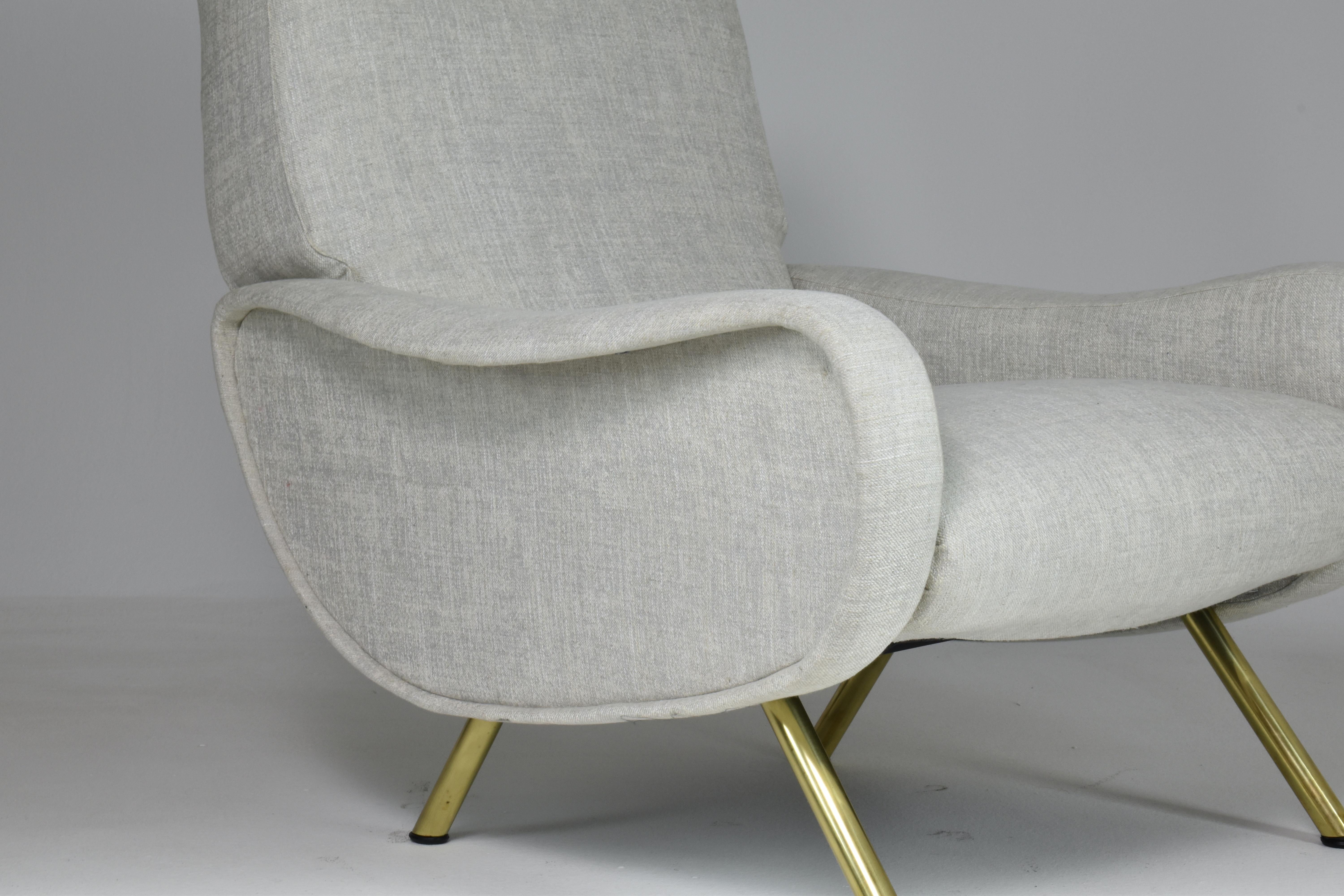  1950's Italian Lady Armchair of Marco Zanuso for Arflex In Good Condition For Sale In Paris, FR