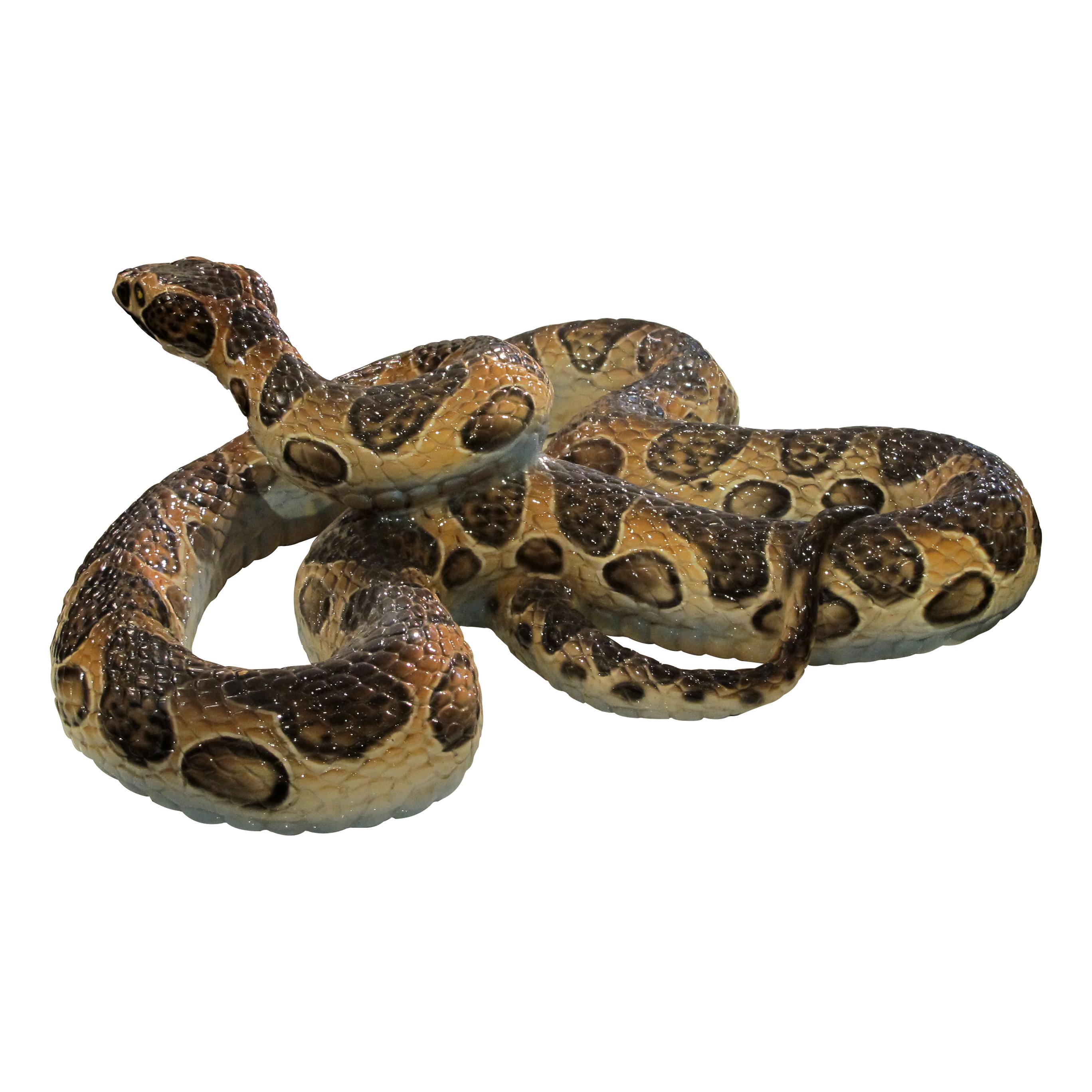 1950s Italian Large Hand-Crafted Ceramic Python Ball Snake Lifelike Sculpture In Good Condition In London, GB