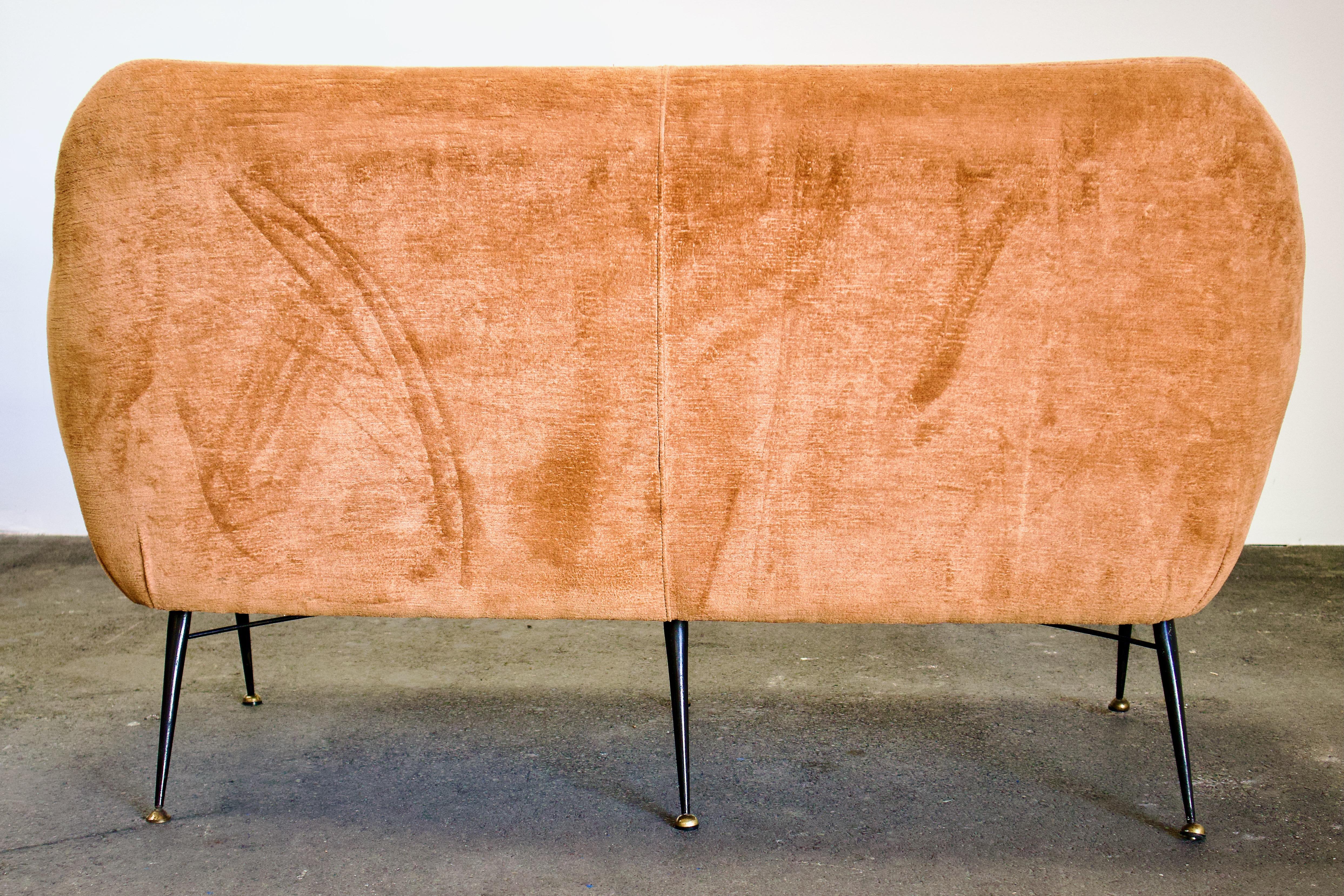 1950s Italian Loveseat, Gio Ponti Attributed For Sale 1